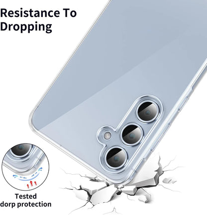 Ultra Thin Silicone Soft Case For Samsung Galaxy S24 FE Plus Ultra Transparent Clear Back Cover For S 24 S24+ S24FE 5G Shell