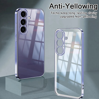 Luxury Plating Silicone TPU Case For Samsung Galaxy A04S A14 A24 A34 A54 A05 A15 A25 A35 A55 A12 A22 A32 A52 A72 A82 M14 M53